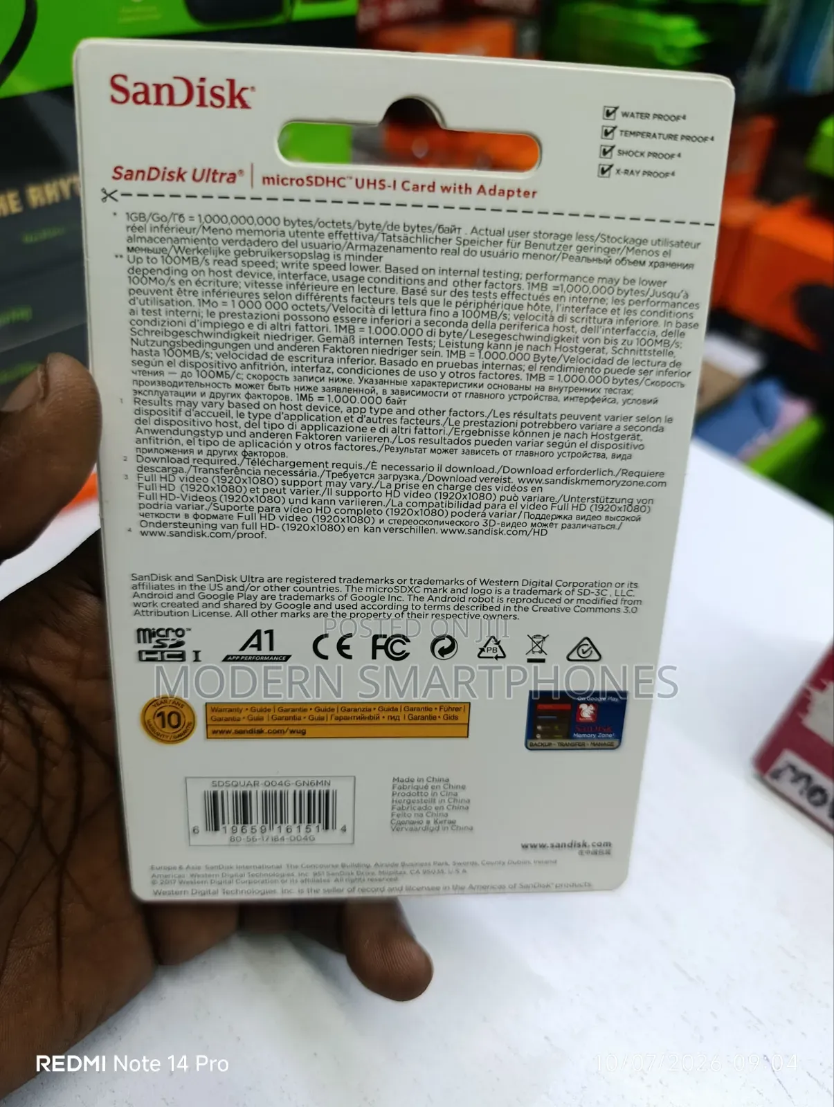 Original Sandisk 32gb Memory Card