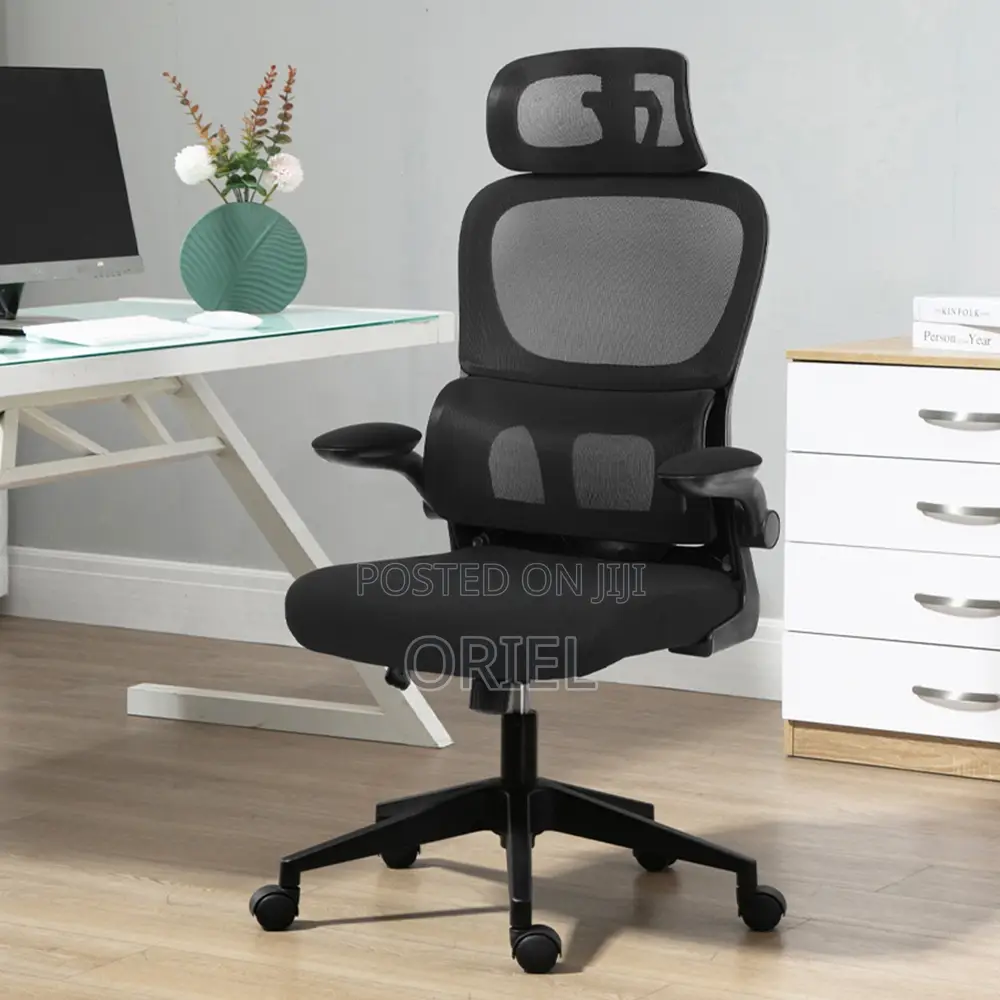 Office Chair : Adjustable Swivel High Back Ergonomic Chair