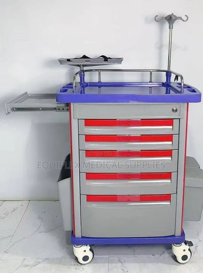 Abs Emergency Trolley (Medicine Trolley / Crash Cart)
