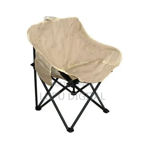 Outdoor Portable Camping Chair Beige, Green