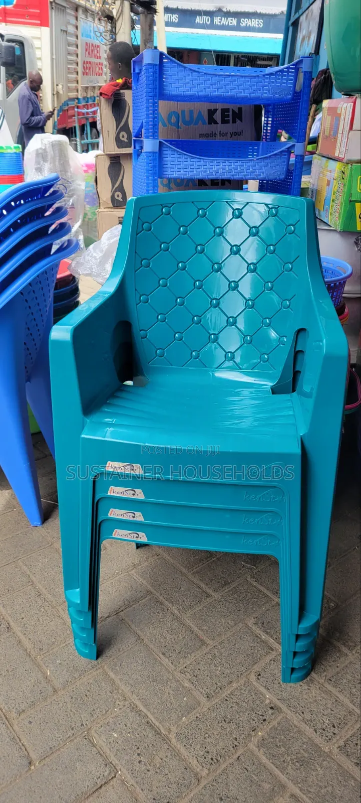 Green Kenstar Plastic Chairs