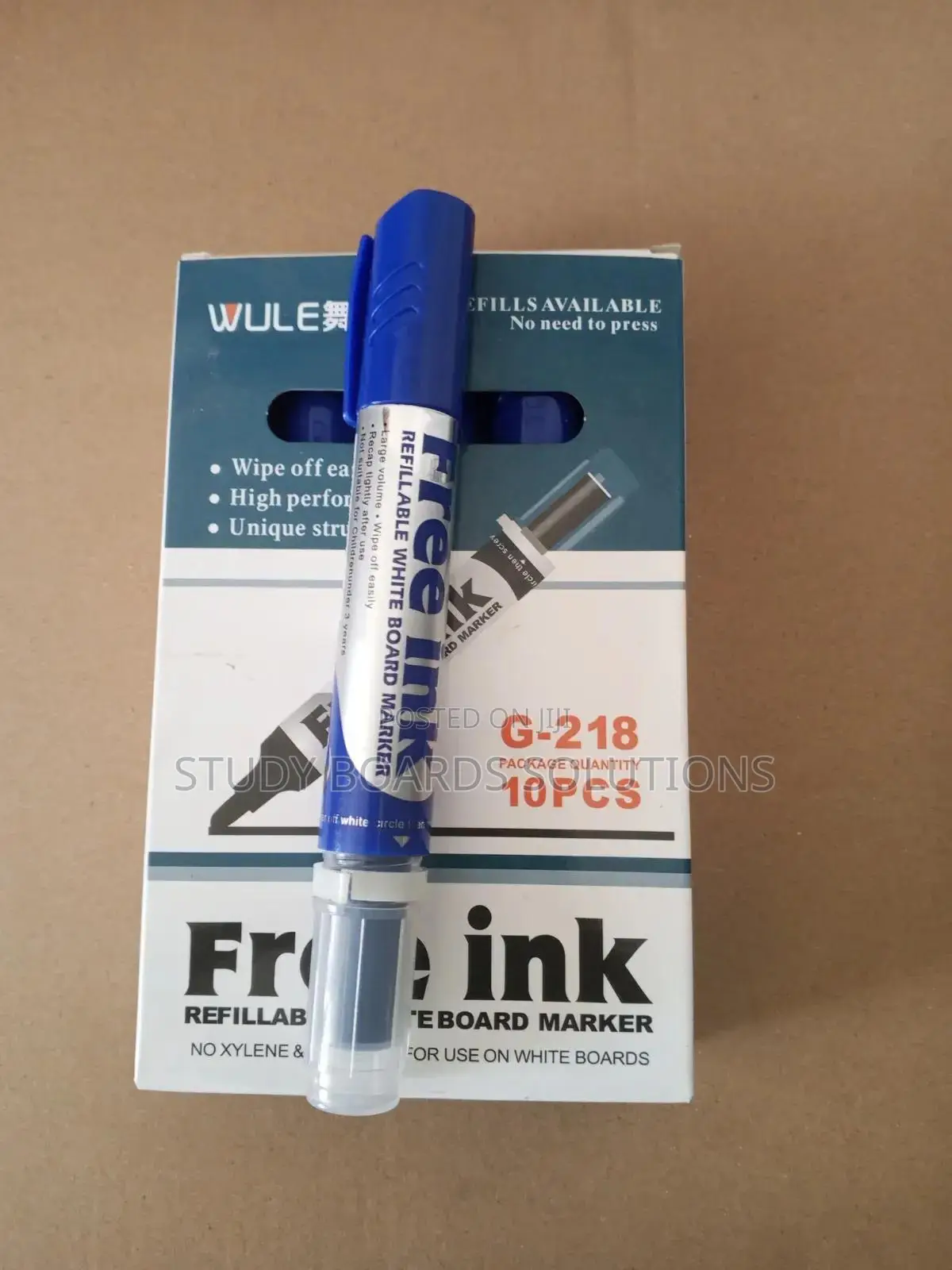 Refillable Whiteboard Markers(Blue)
