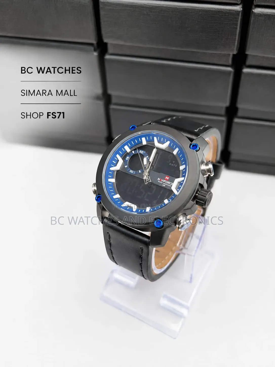 Naviforce Mens Dual Wrist Watch Nf9261