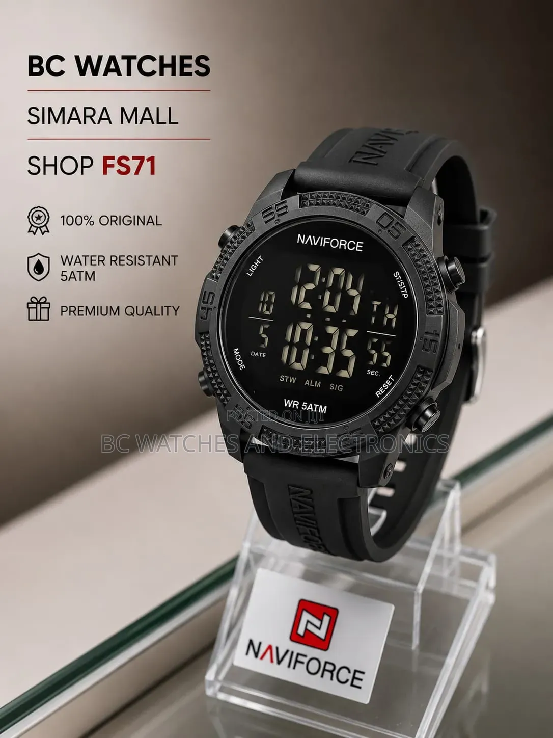 Naviforce Mens Digital Display Nf7104