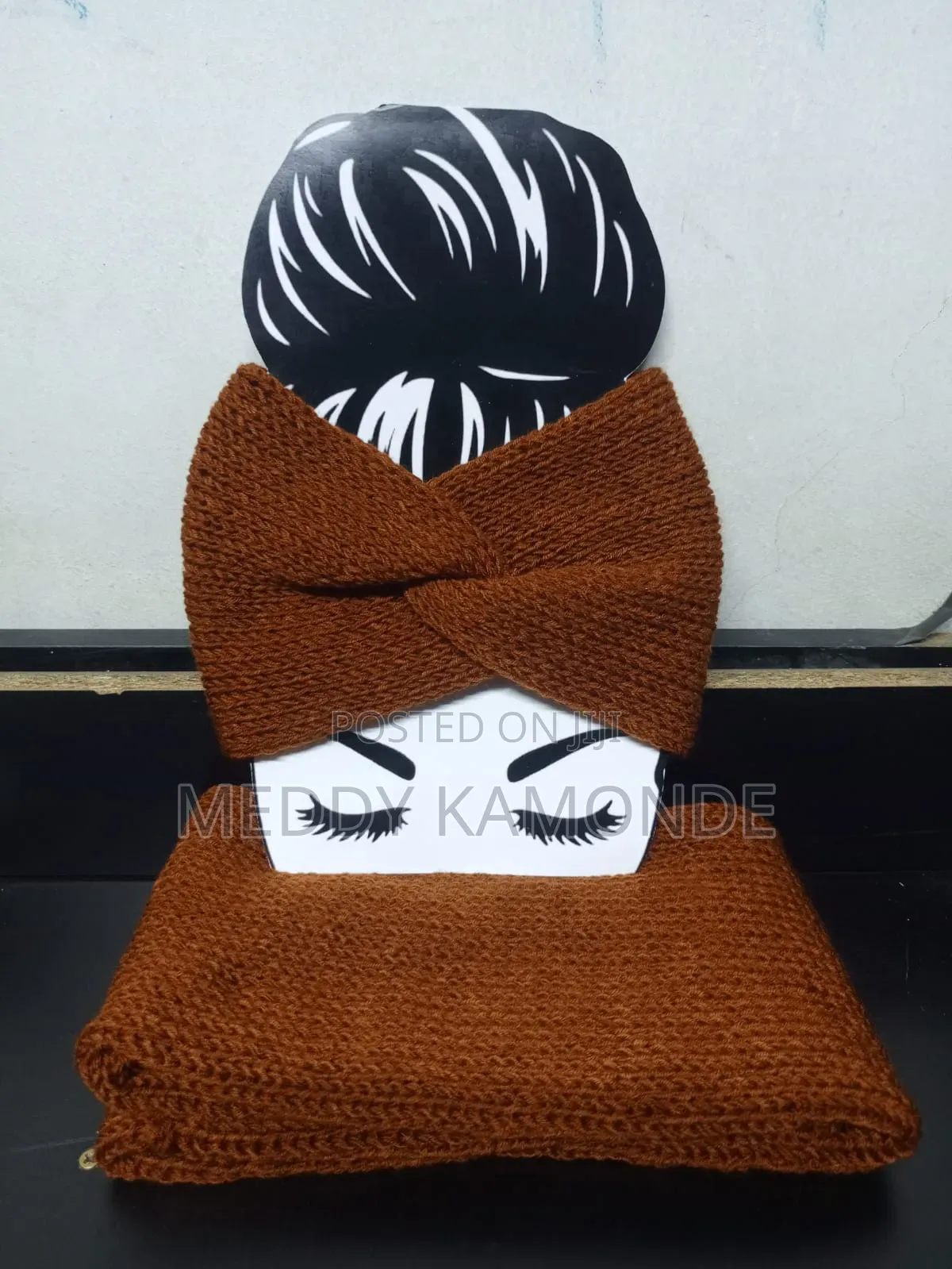 Crotchet Acryli Cowl/Snood Scarf+Head Ear Warmer