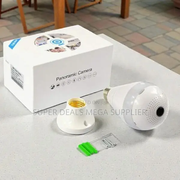 Motion Detection 1080p Hd 2mp Wireless Security Cctv Wifi Bulb Camera