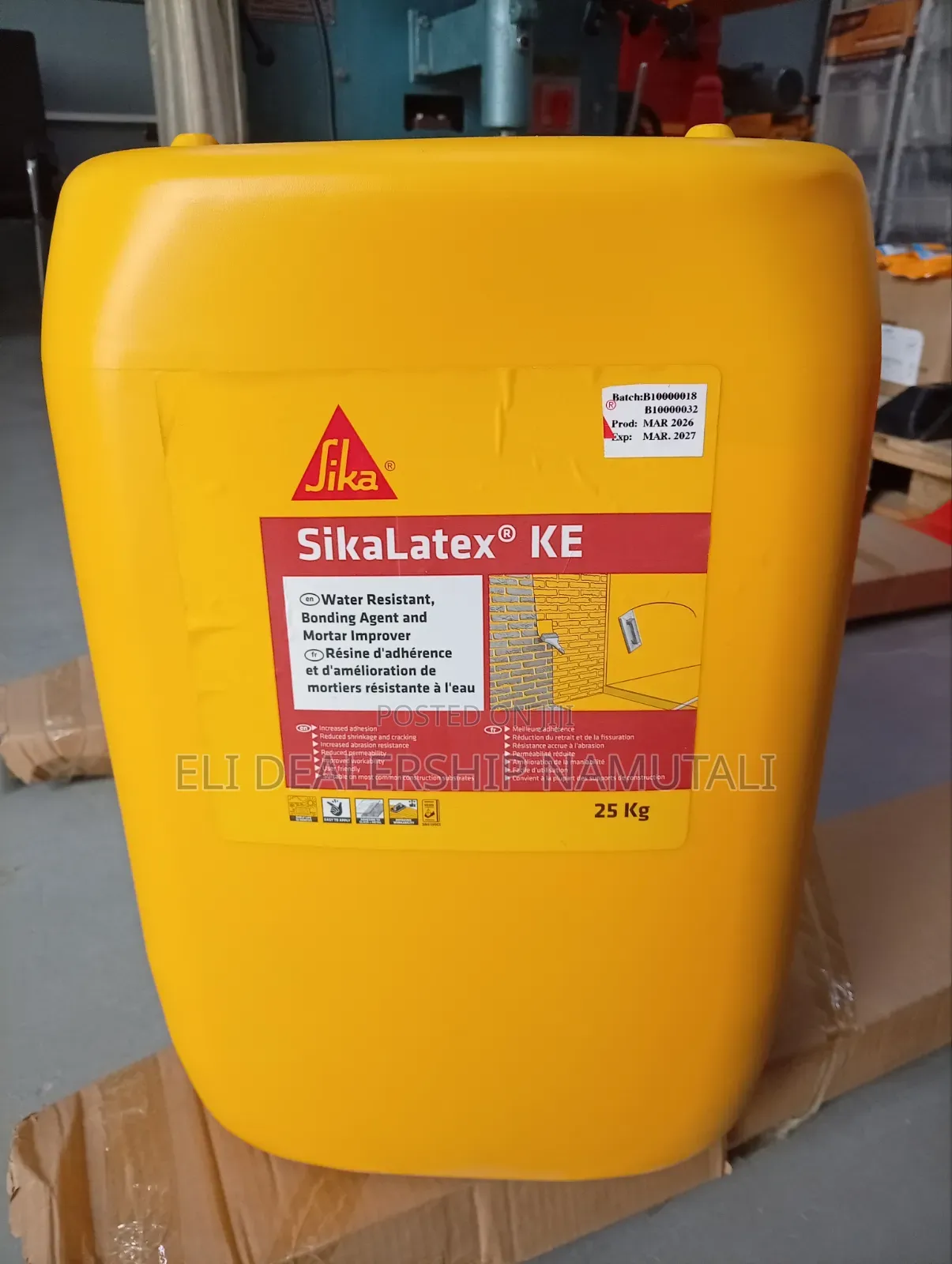 Sikalatex Ke 25kg High-Performance Mortar Bonding Agent