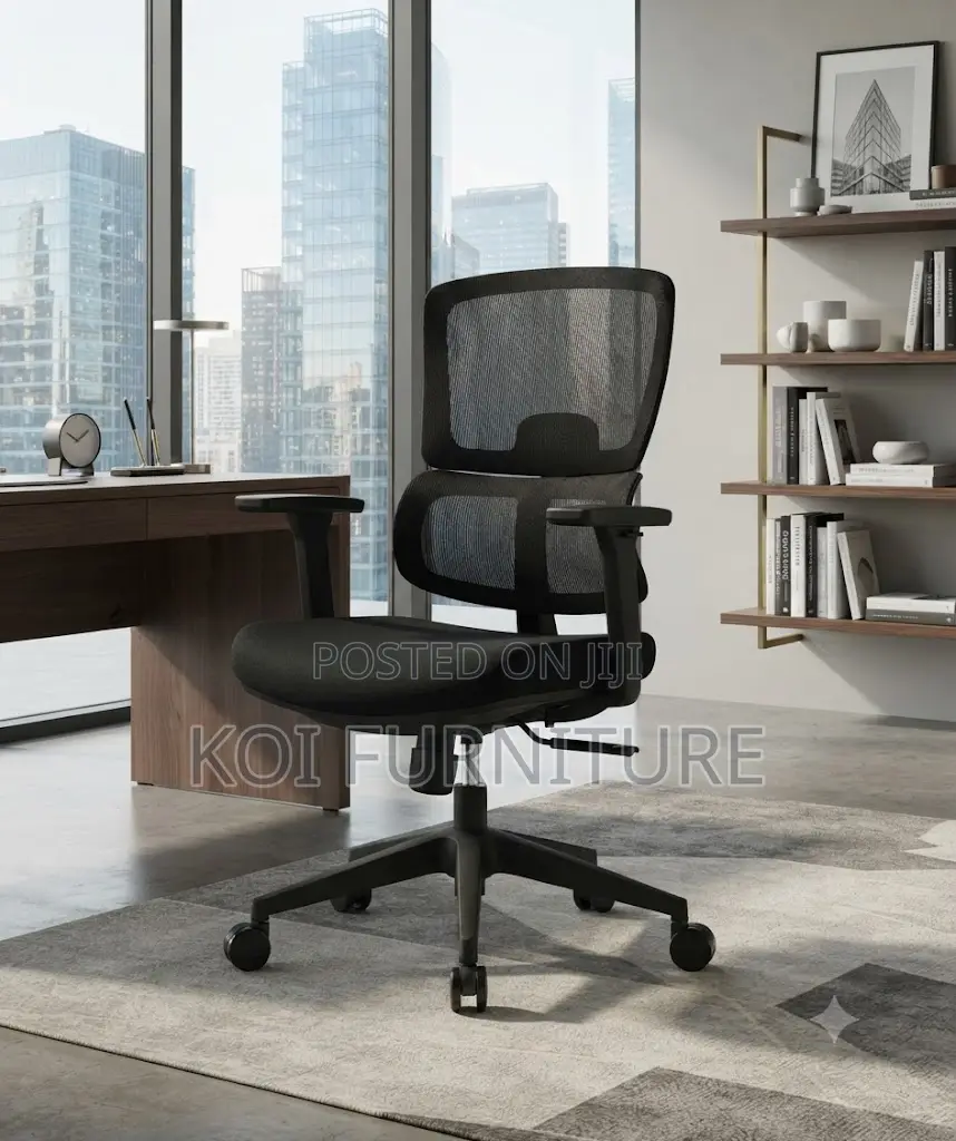Office Chairs; Orthopedic Fully Fabric Office Chair