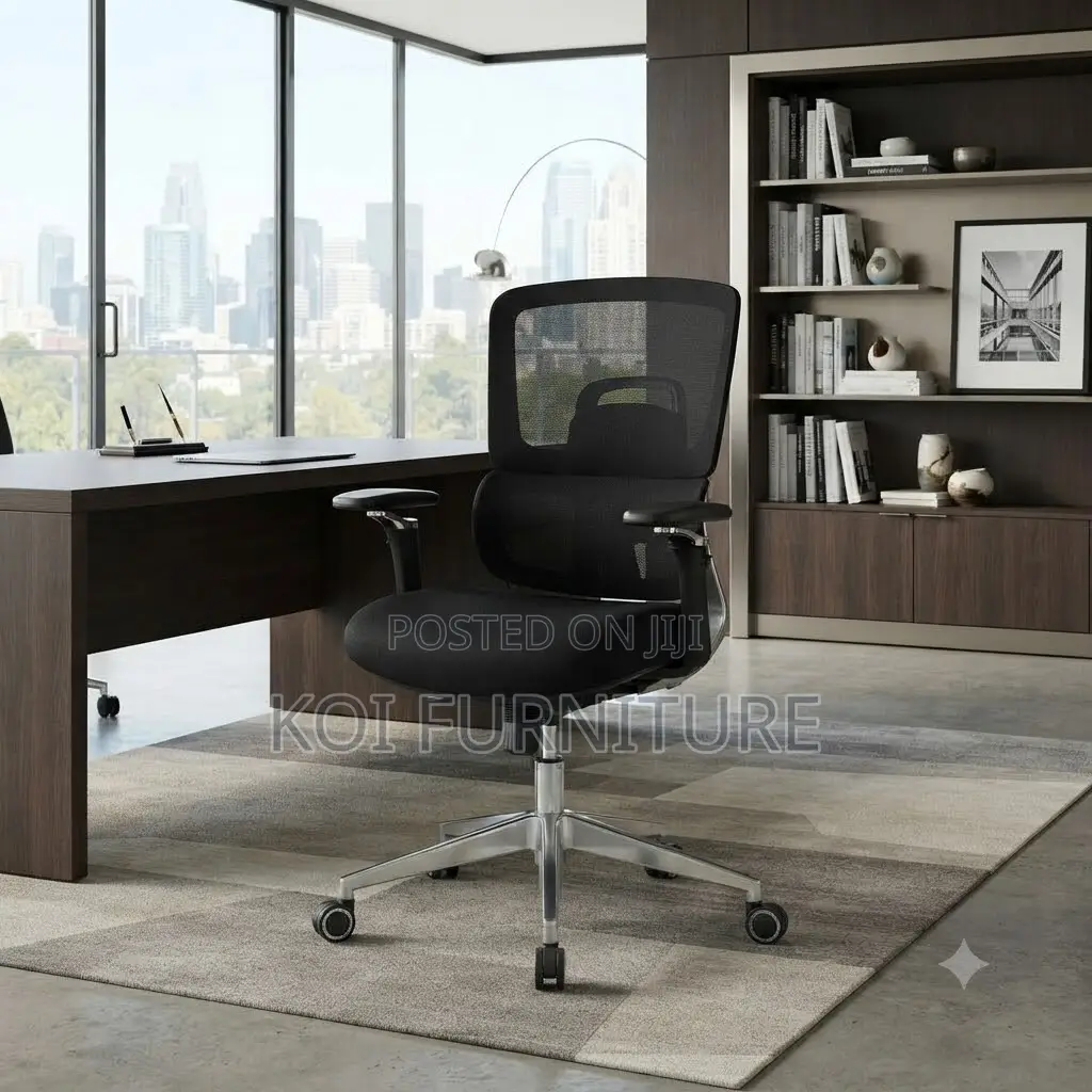 Office Chairs; Orthopedic Fully Fabric Office Chair
