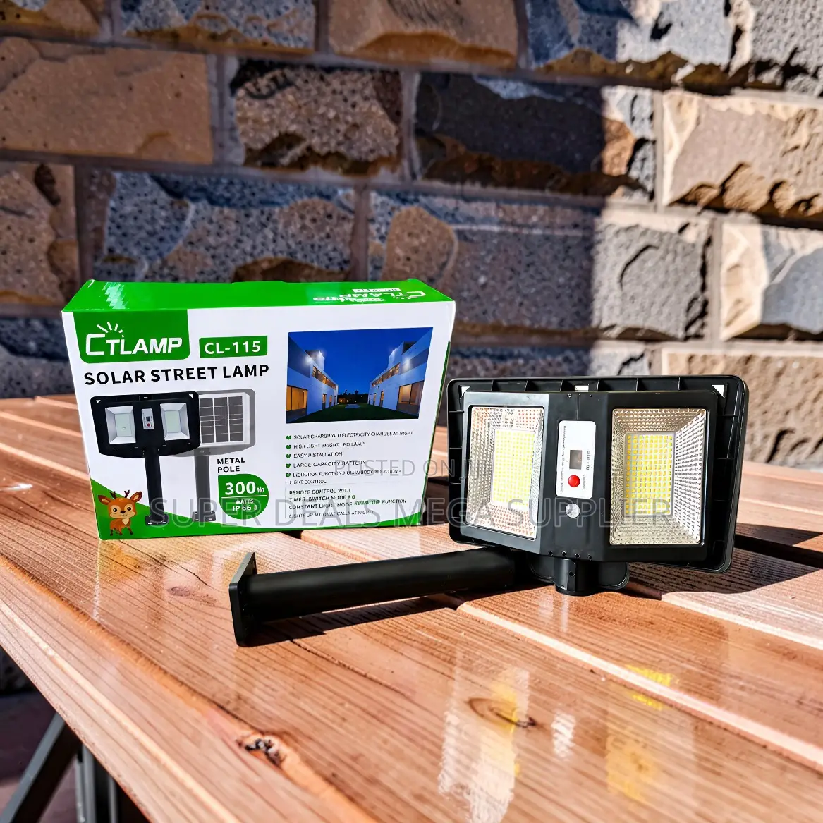 Ctlamp 300w Built in Motion Sensor Reliable Quality Solar Street Light
