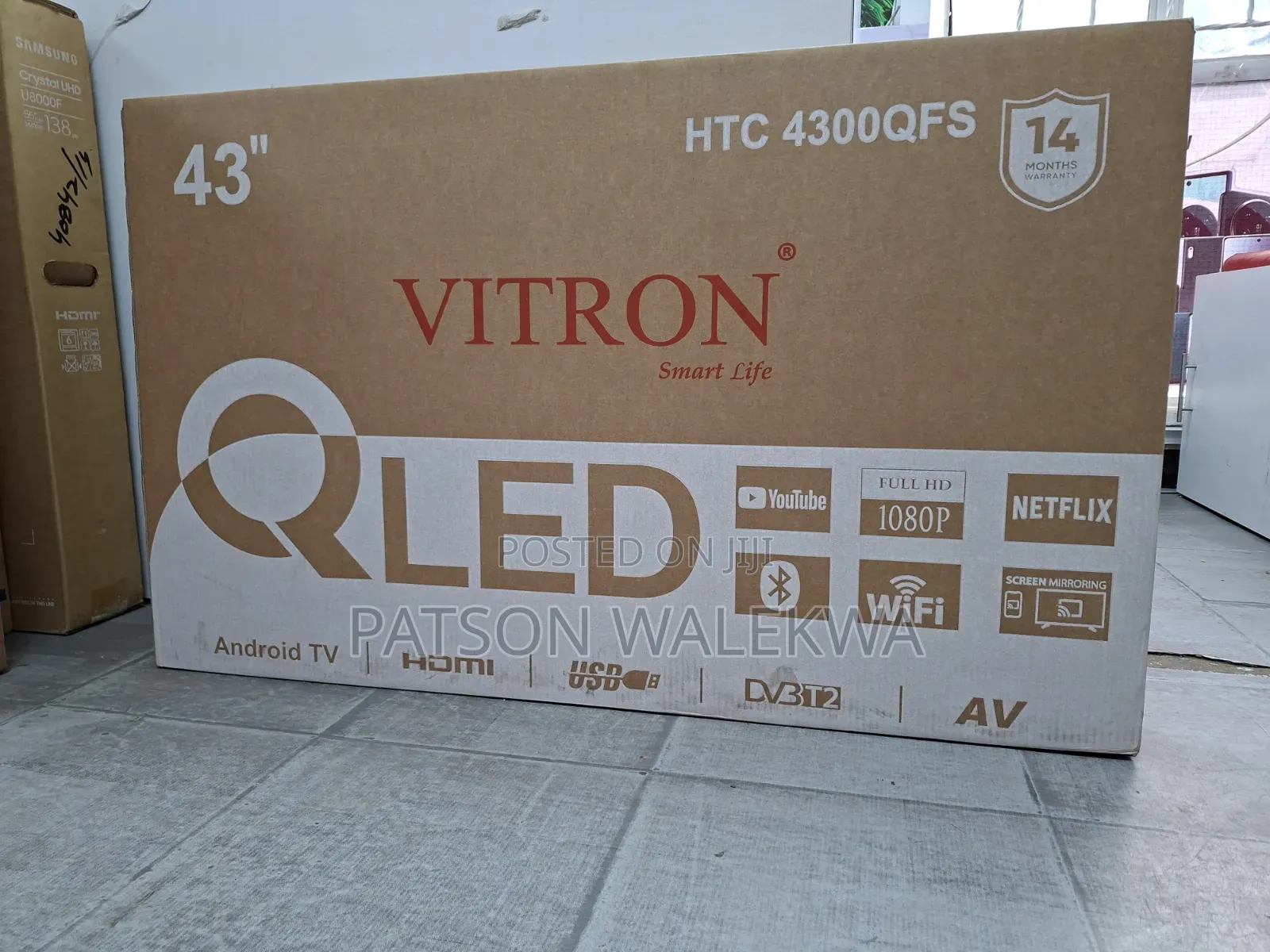 Vitron 43 Inch Qled Smart Tv 4300qfs Full Hd 1080p