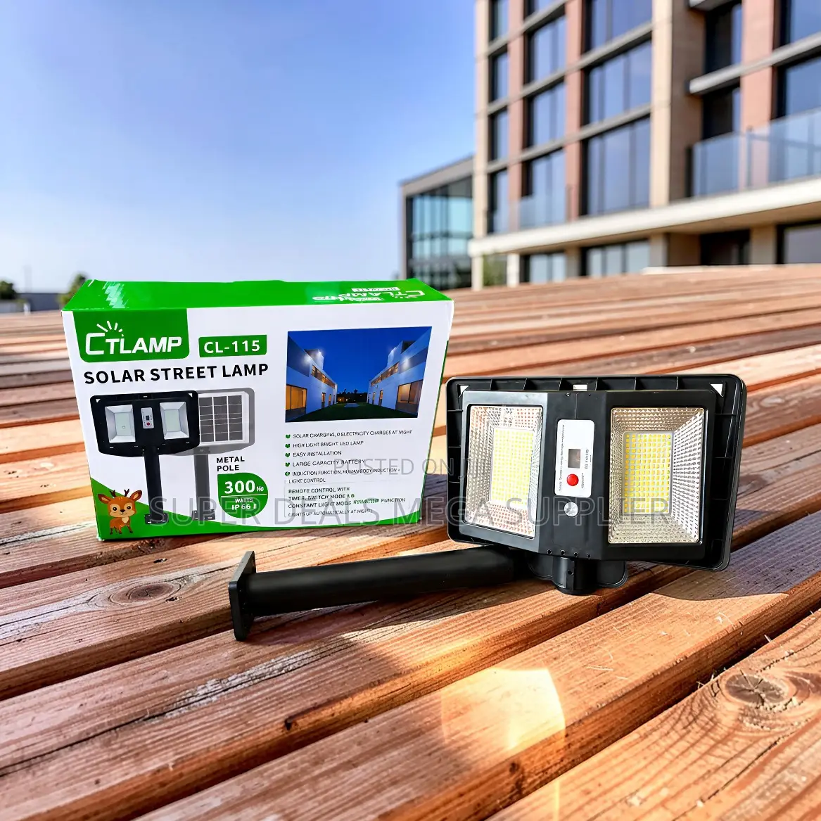 Ctlamp 300w Maintenance Free High Quality Solar Street Light