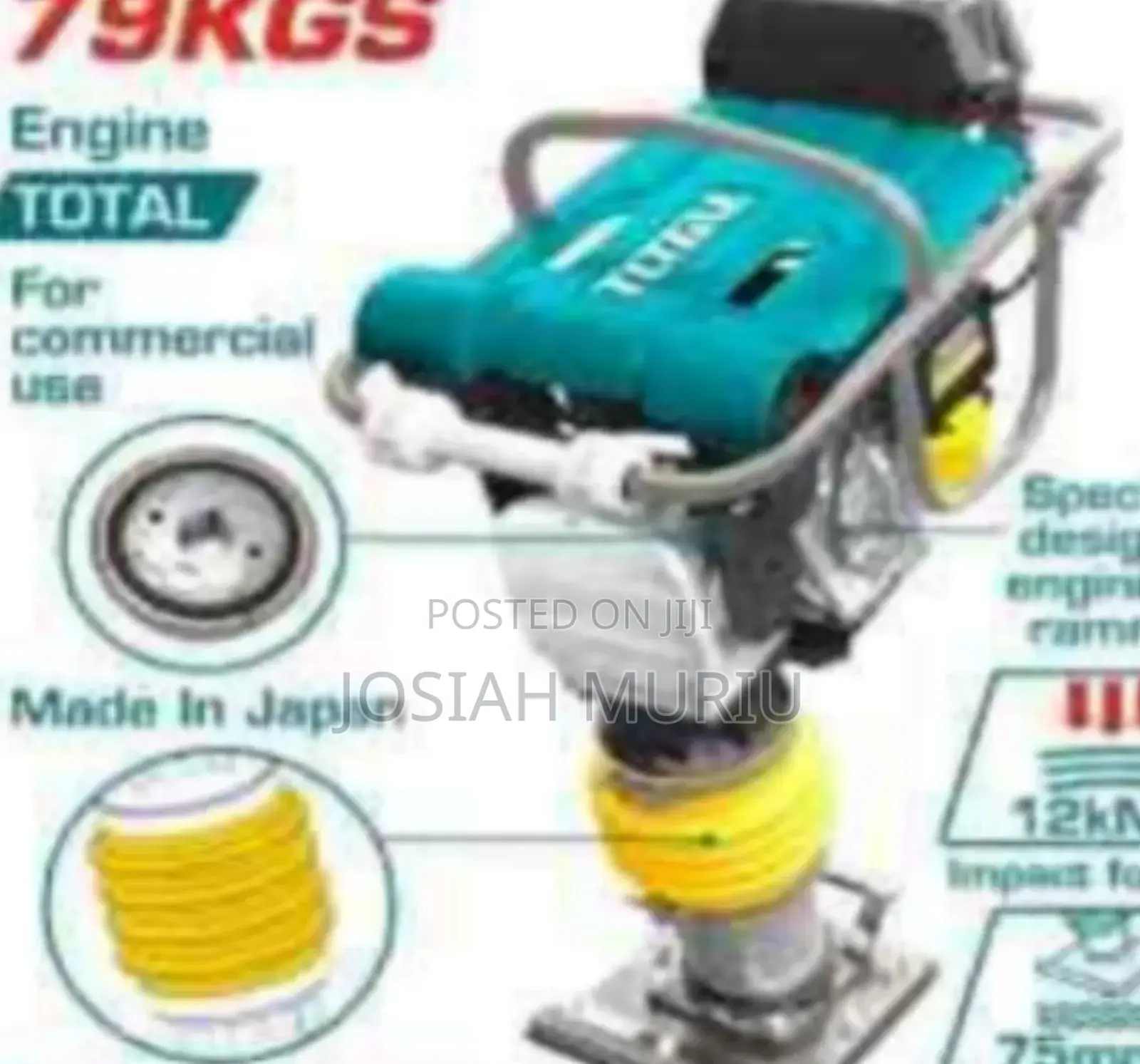 79kg Total Gasoline Tamping Rammer