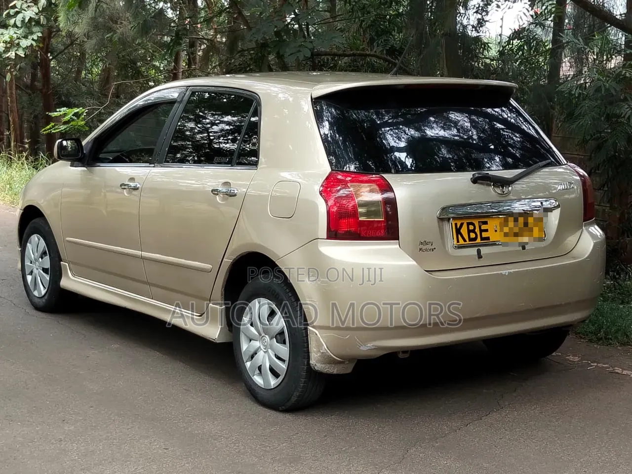 Toyota Allex 2003 Gold
