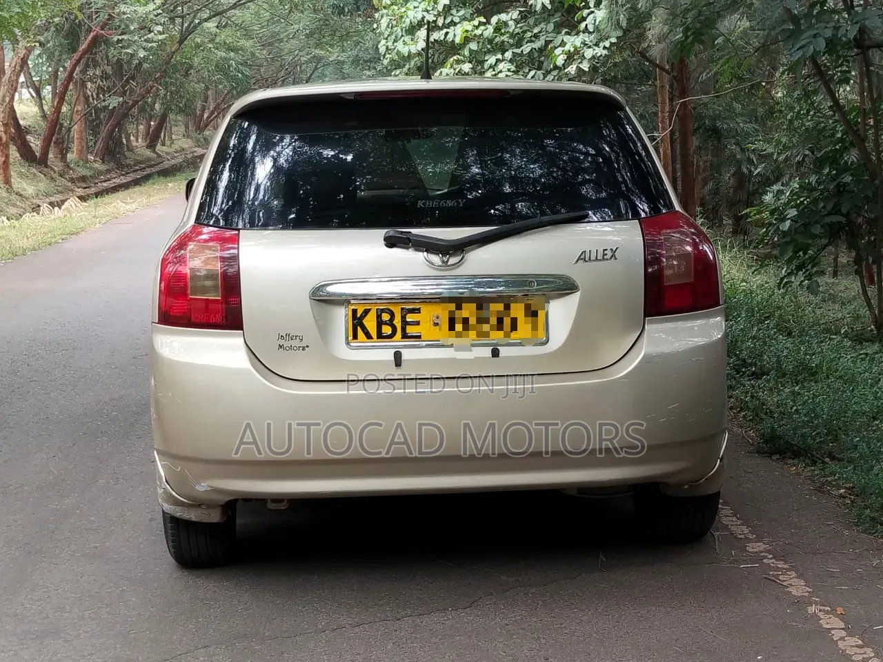 Toyota Allex 2003 Gold