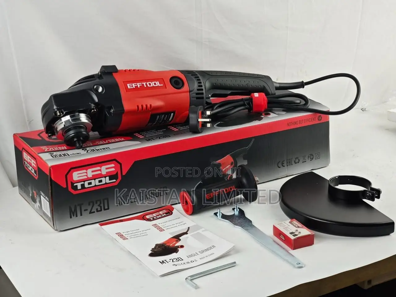 Efftool 2200w 9 Inch Angle Grinder Mt-230 Heavy Duty 230mm