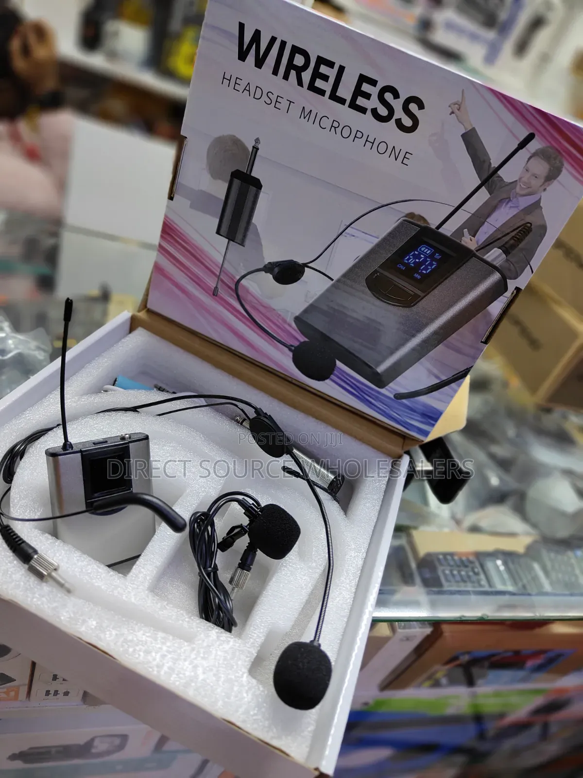Uhf Wireless Headset Microphone – Long Range Stable Signal