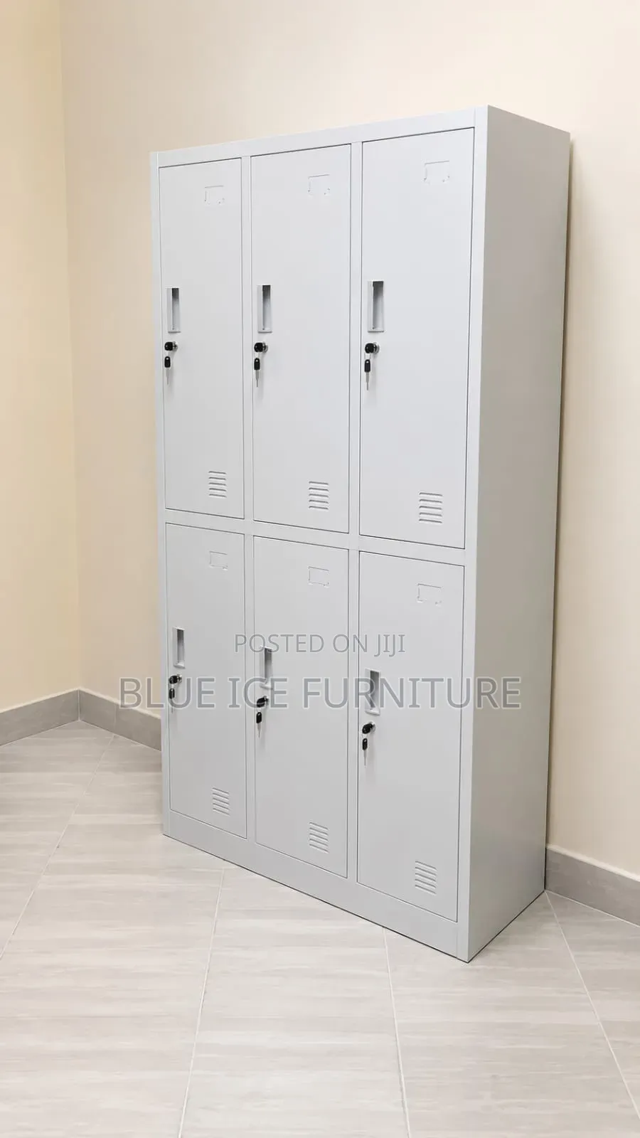 6-Door Modern Storage Cabinet