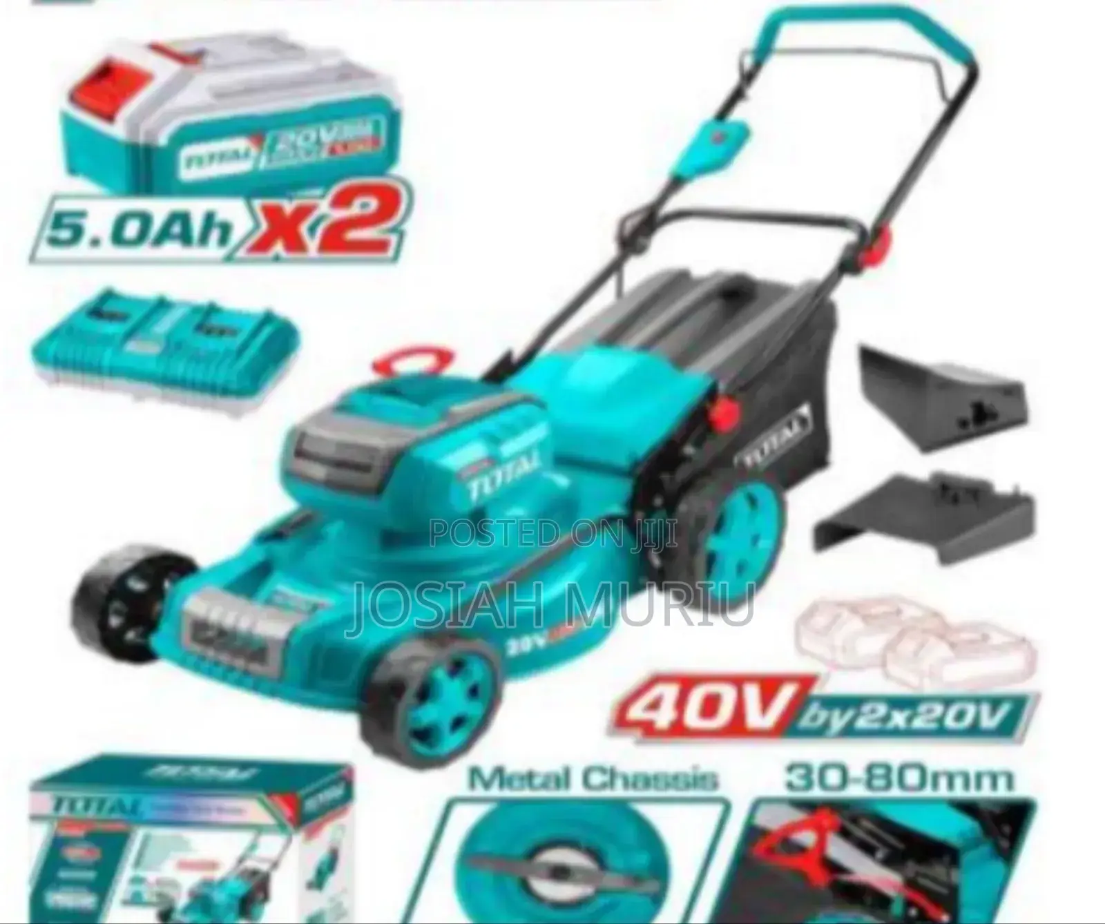 Total 40v Cordless Lawn Mower