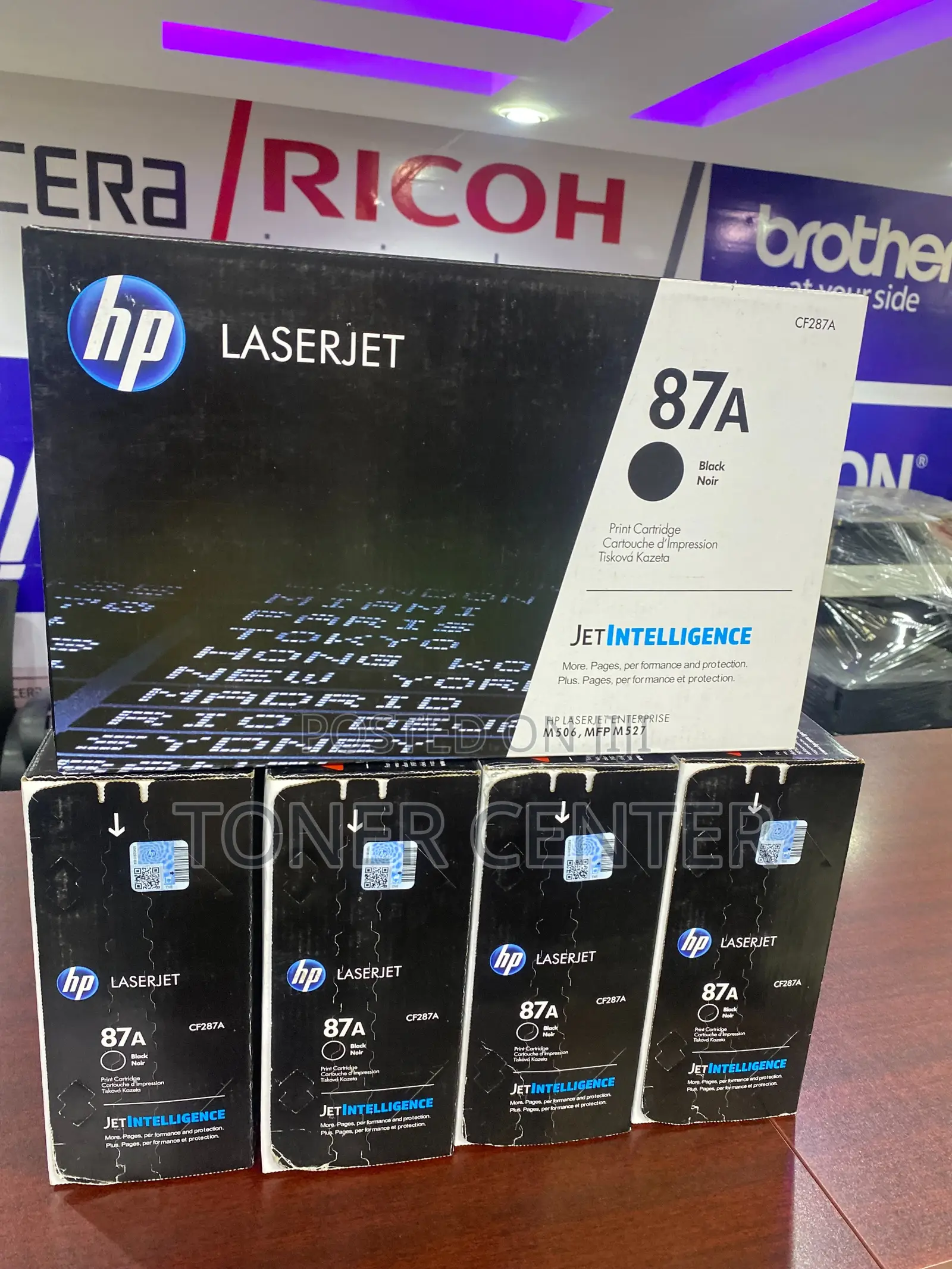 Hp (Cf287a0 Original 87a Black Toner Cartridge