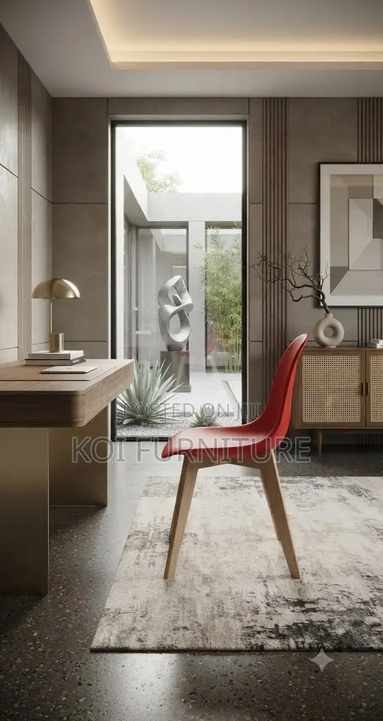 Dining Chairs; Plastic Home Dining Eames Cushioned Chair
