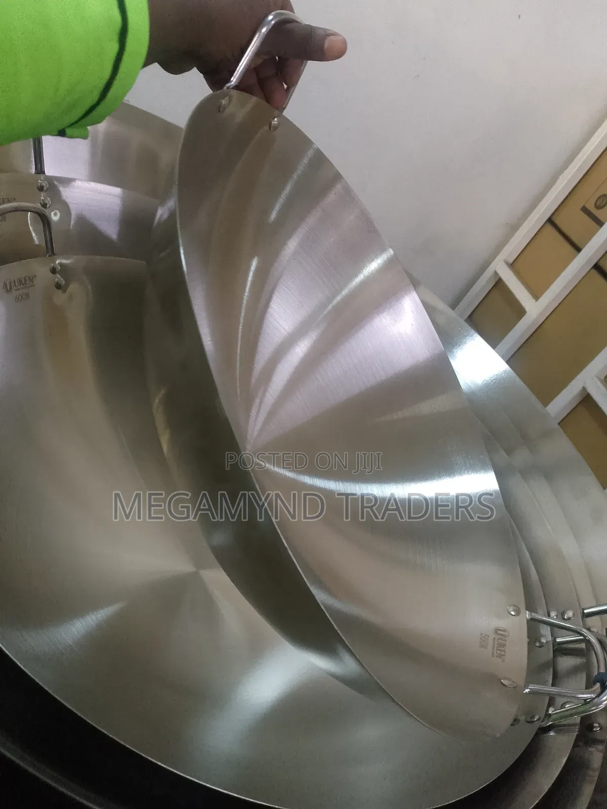 Stainless Steel Deep Frying Pan 70cm / Wok Pan / Kadai