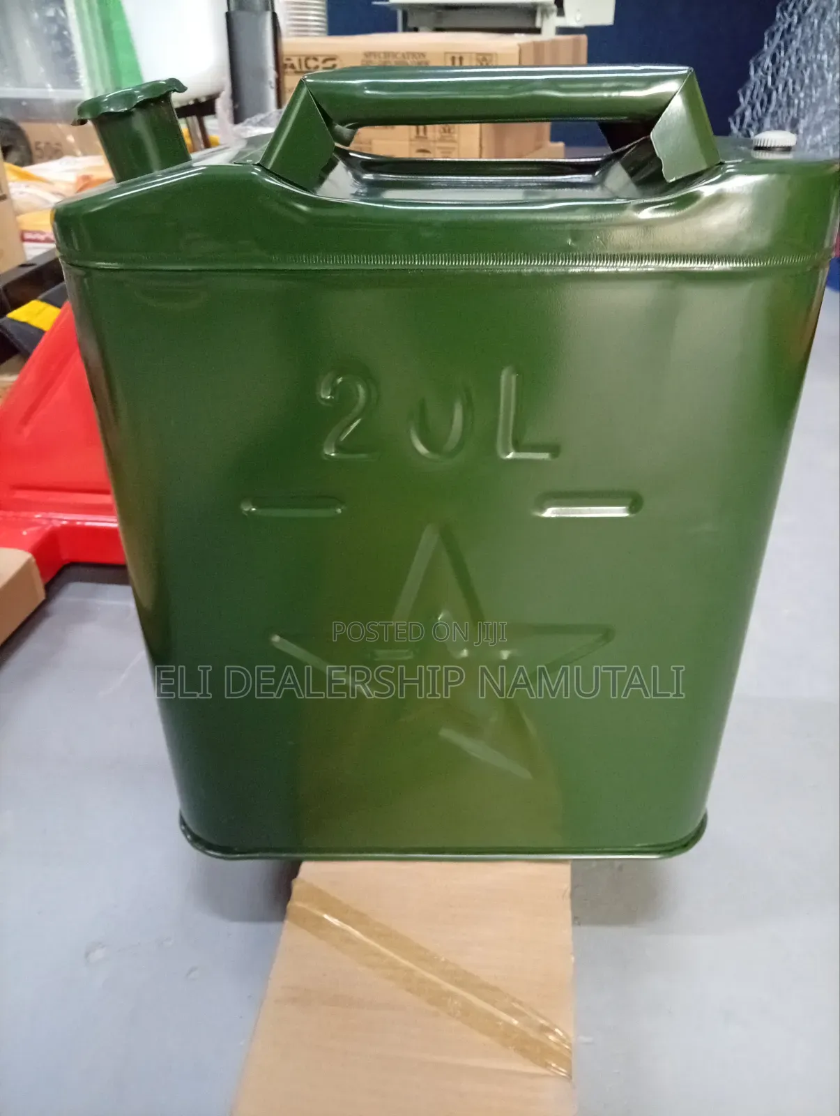 Durable Steel Jerry Can for Safe Fuel Transport