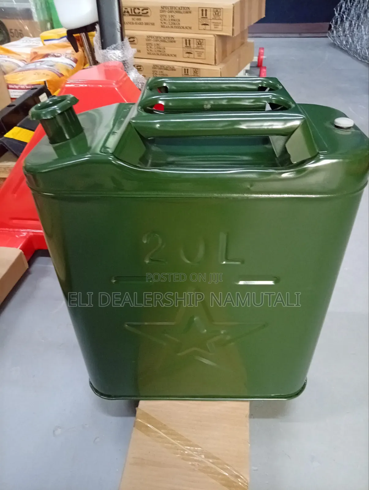 Durable Steel Jerry Can for Safe Fuel Transport