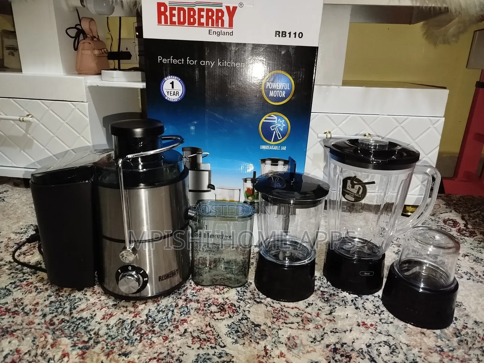 Redberry 4 in 1 Juicer/Blender
