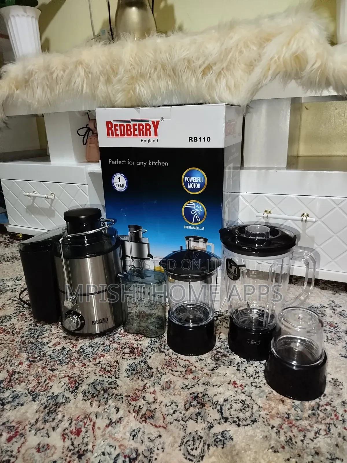 Redberry 4 in 1 Juicer/Blender