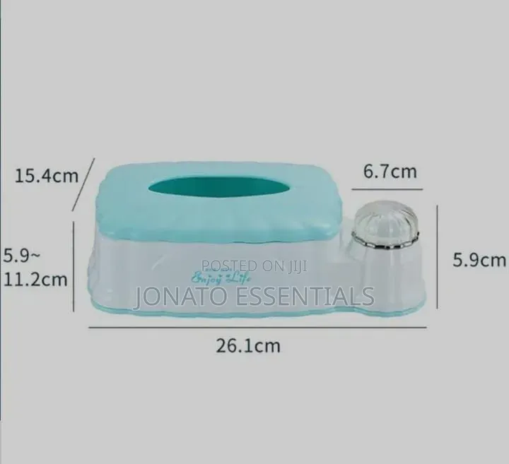 2-in-1 Tissue Box Toothpick Holder - Modern Table Organizer