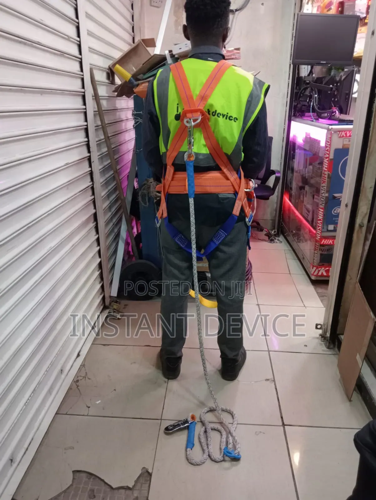 Safety Full Body Harness/ Adjustable Belt With Hook/ Fall Arrest