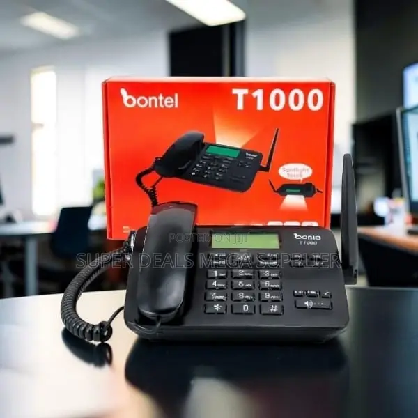 Bontel T1000 GSM Fixed Wireless Dual Sim Phone With Loudspeaker