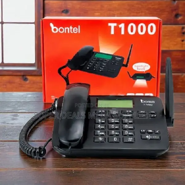 Bontel T1000 Dual Sim GSM Desktop Phone With Call Records