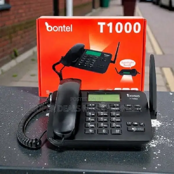 Bontel T1000 Dual Sim GSM Desktop Phone With Call Records