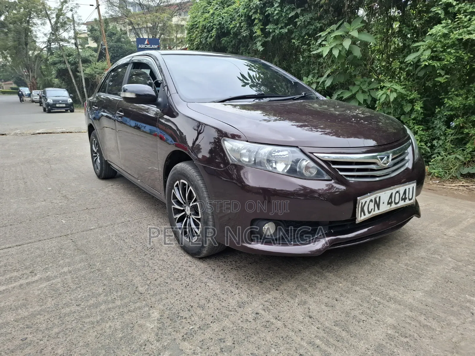 Toyota Allion 2010 Burgundy