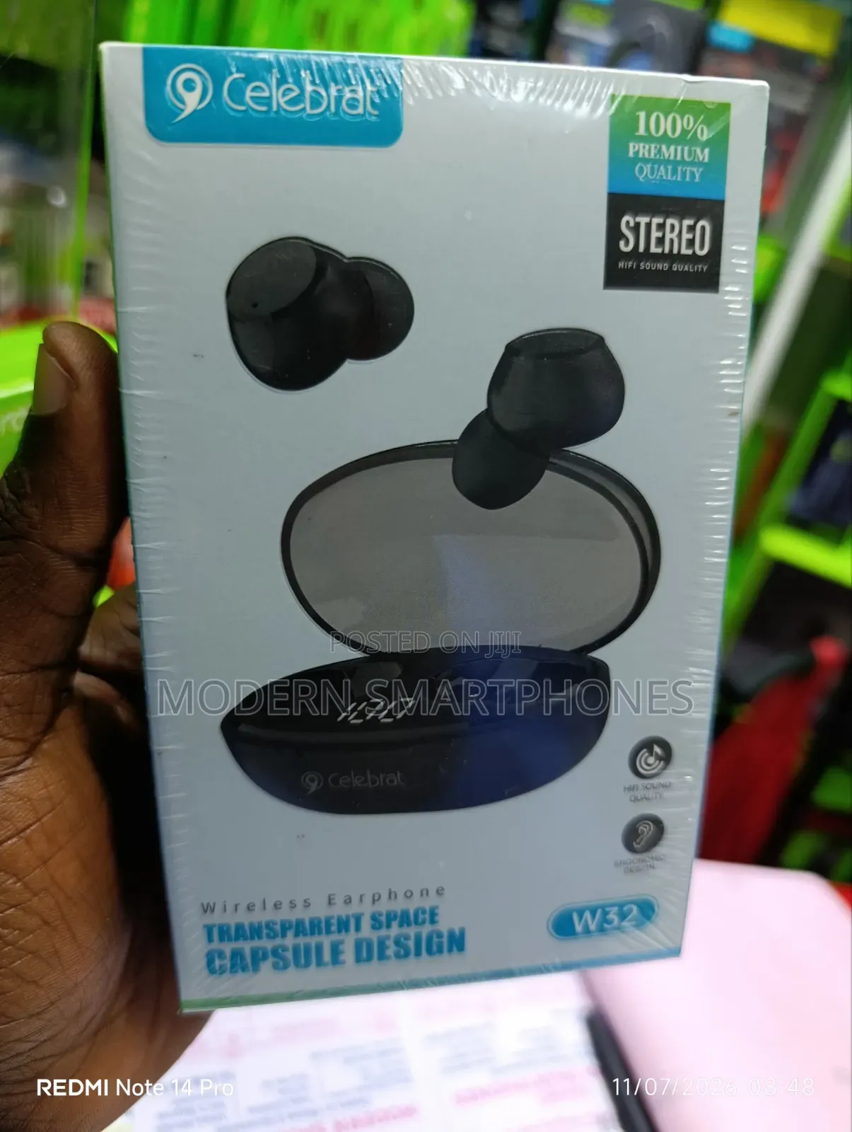 Celebrat W32 Wireless Bluetooth Earphones