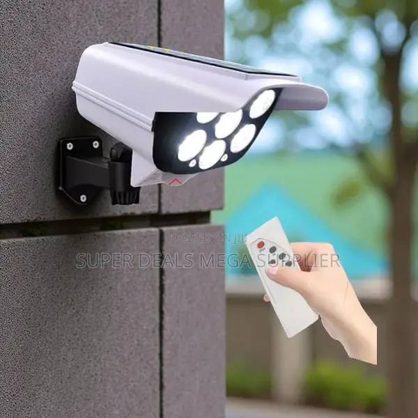 Adjustable Dummy Fake CCTV Camera With 77 Led Solar Light