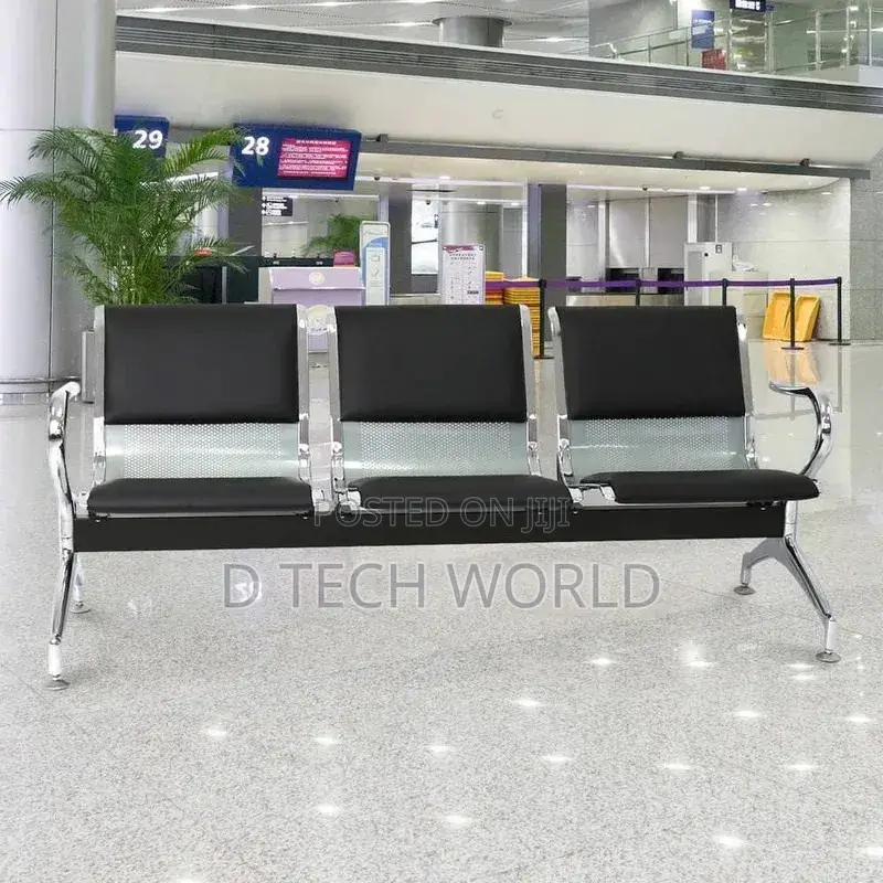 3 Link Padded Waiting Bench