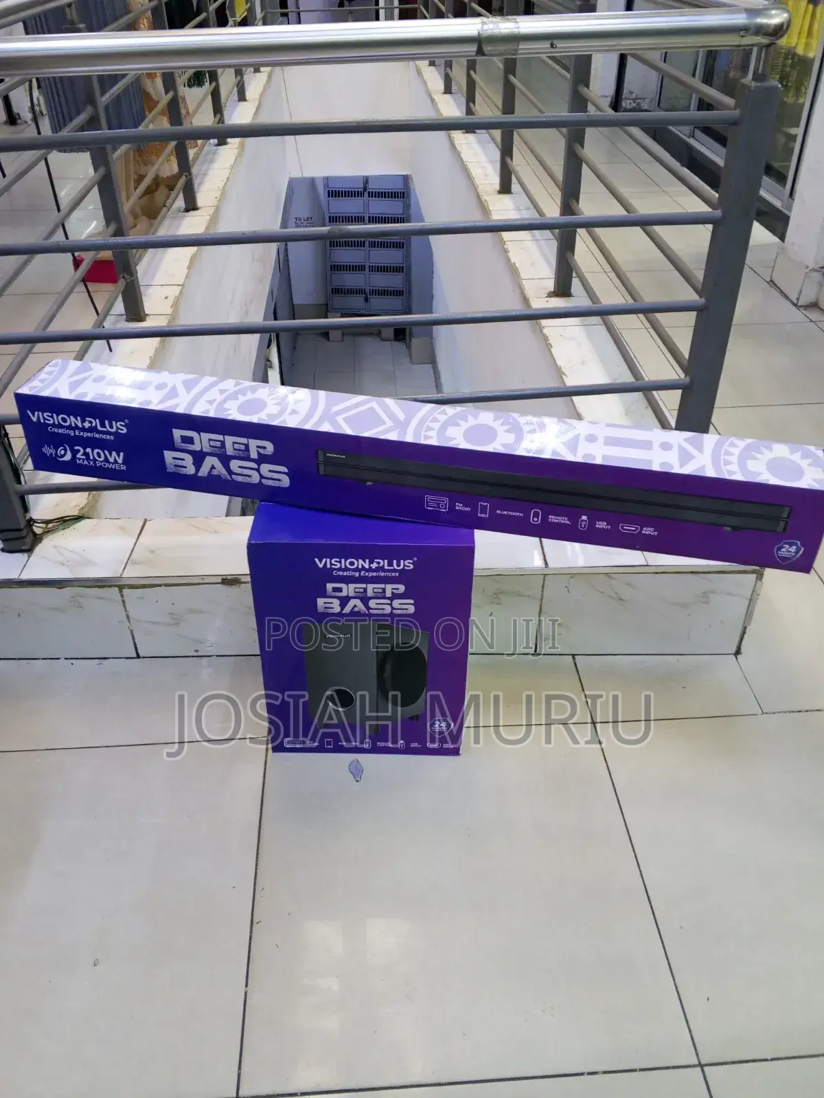 Visionplus 2.1ch Bluetooth Soundbar With Powerful Bass Subwoofer