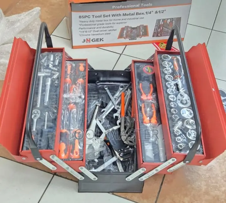 85-Piece Mechanical Toolbox Set/Uality 85pc Toolset