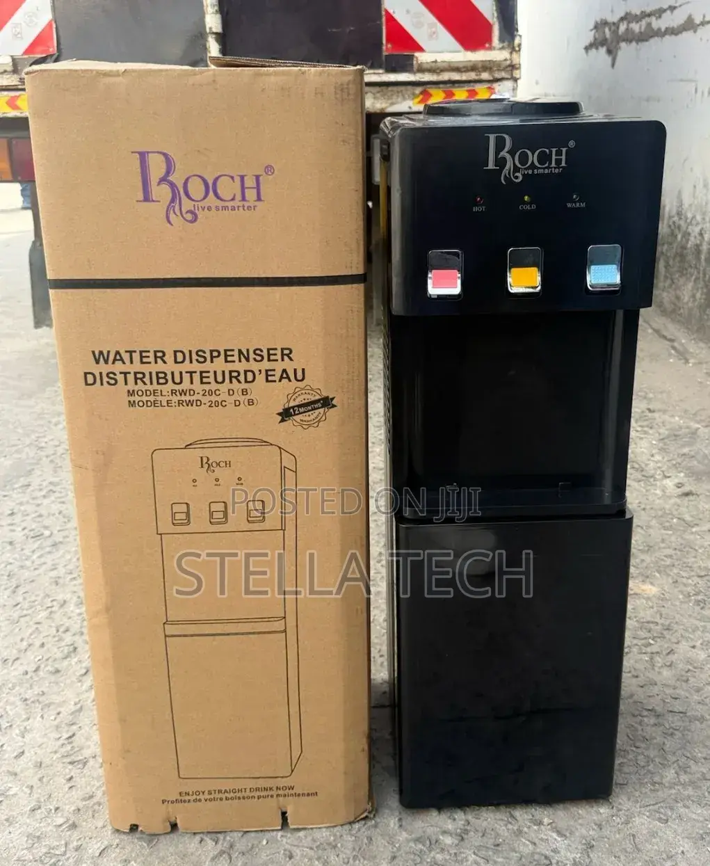 Executive 3 Taps Standing Roch Dispenser
