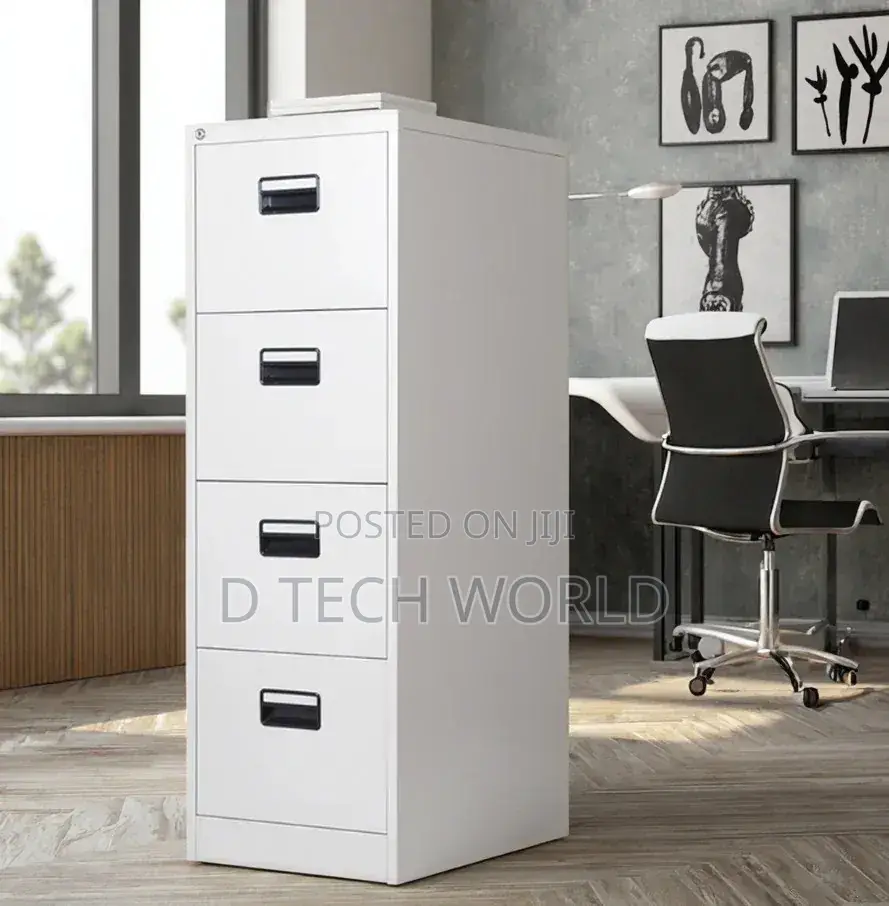 4 Drawer Steel Filing Cabinet.
