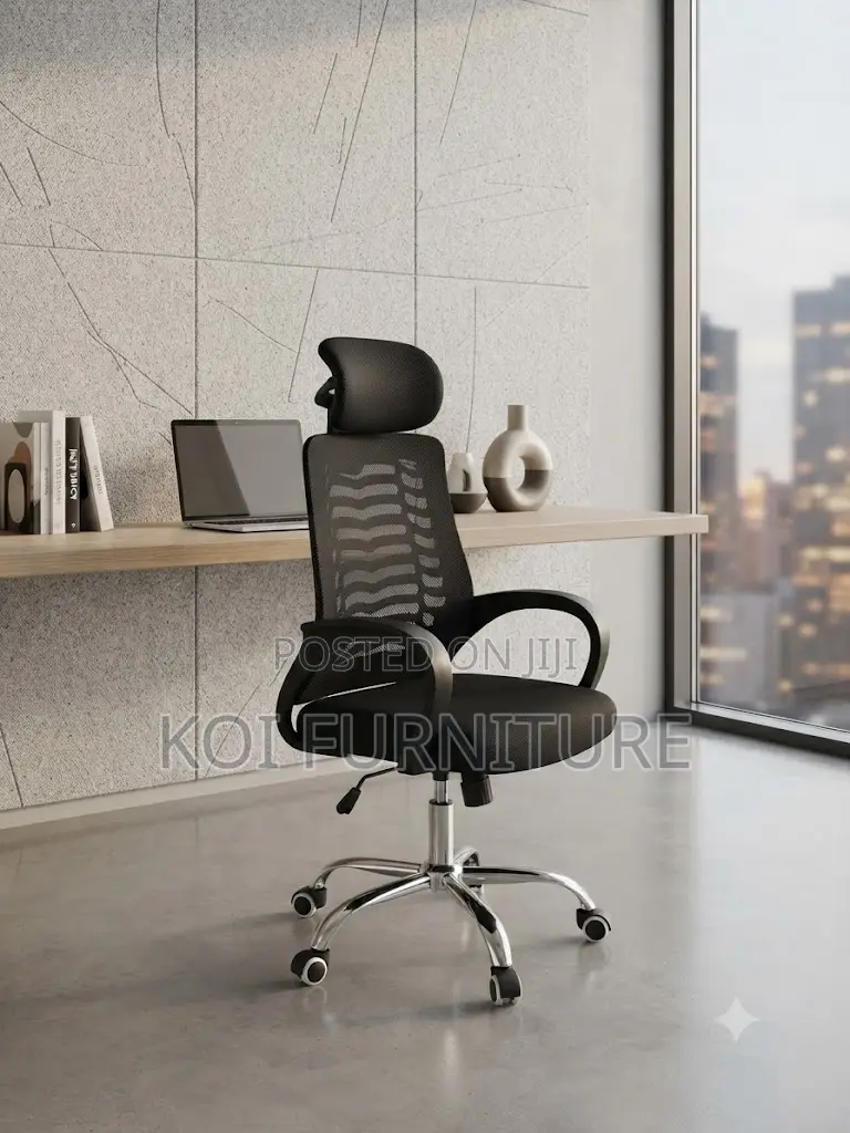 Office Chairs; Adjustable Headrest Office Management Chairs