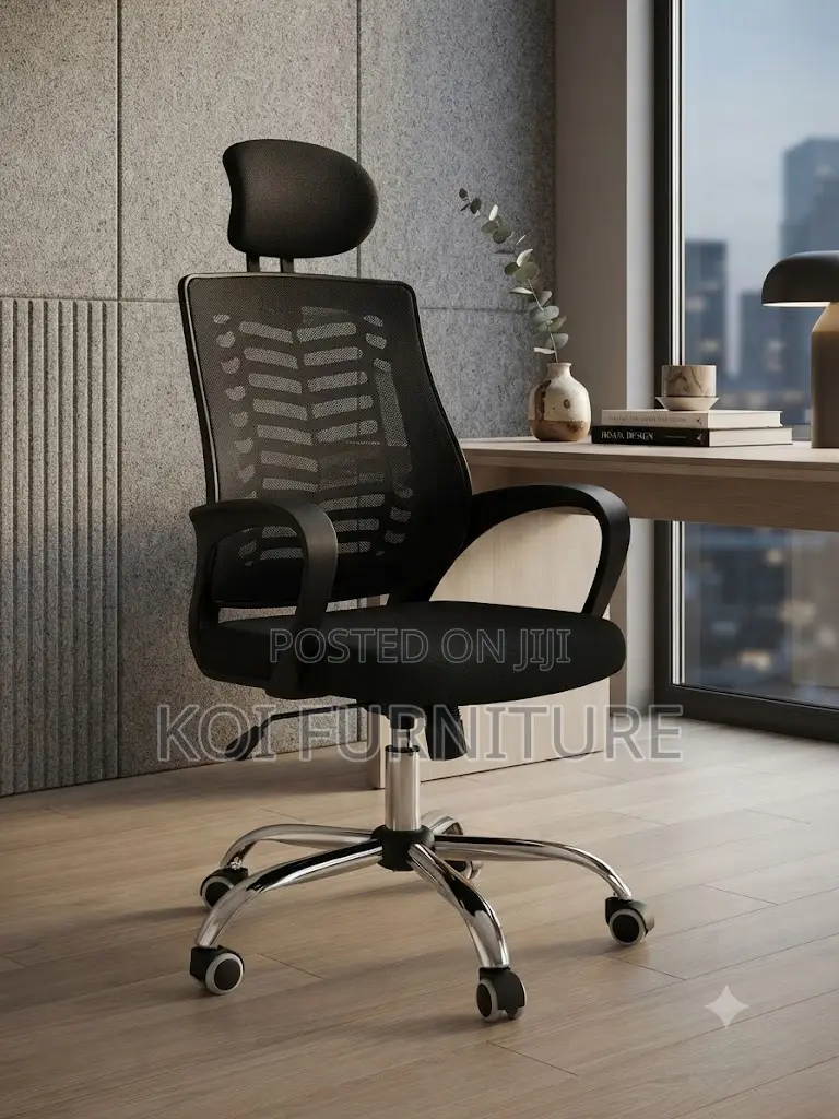 Office Chairs; Adjustable Headrest Office Management Chairs