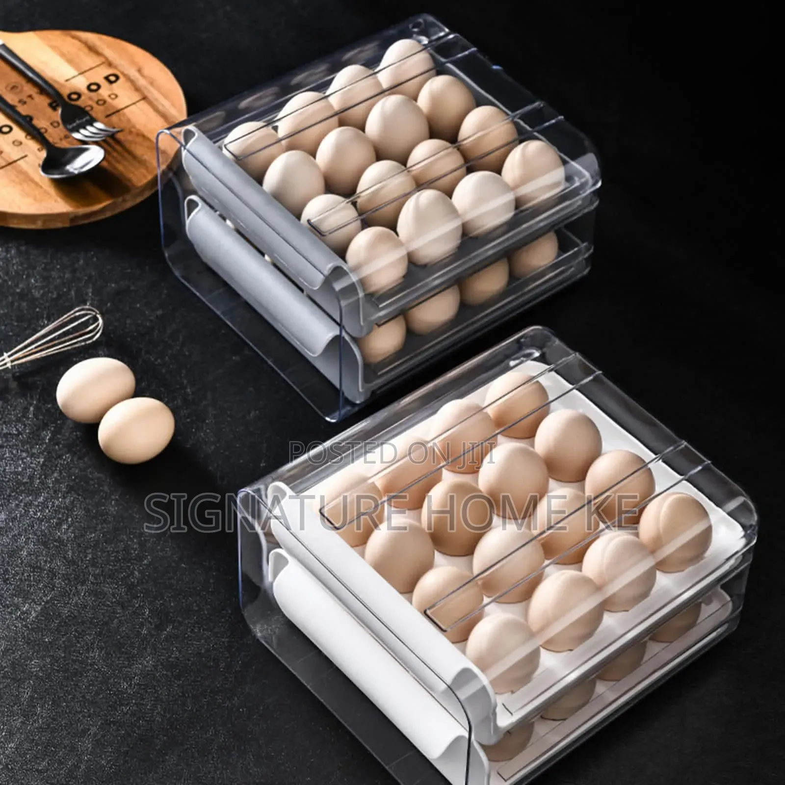 32 Double-Layer Egg Organizer