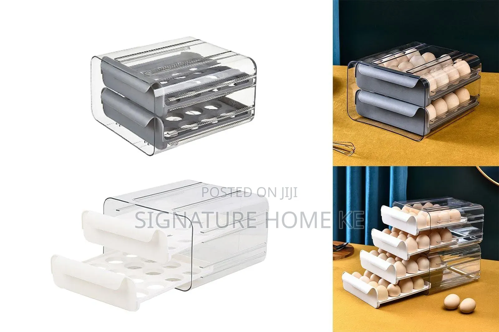 32 Double-Layer Egg Organizer