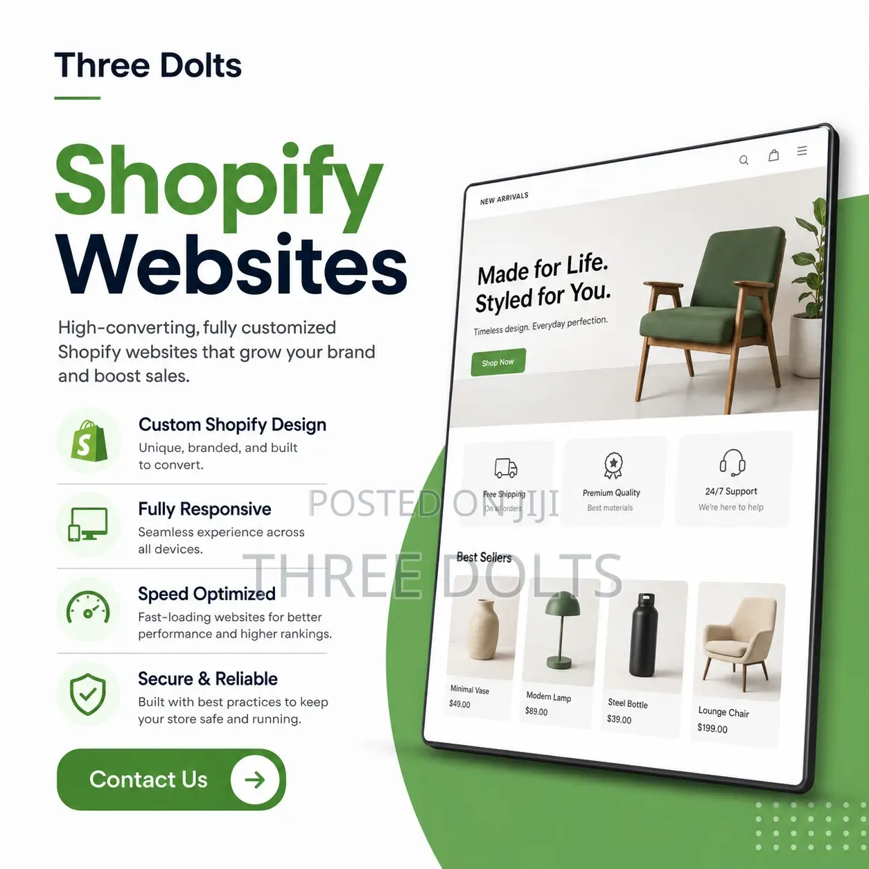Shopify Website Design Setup Services in Kenya