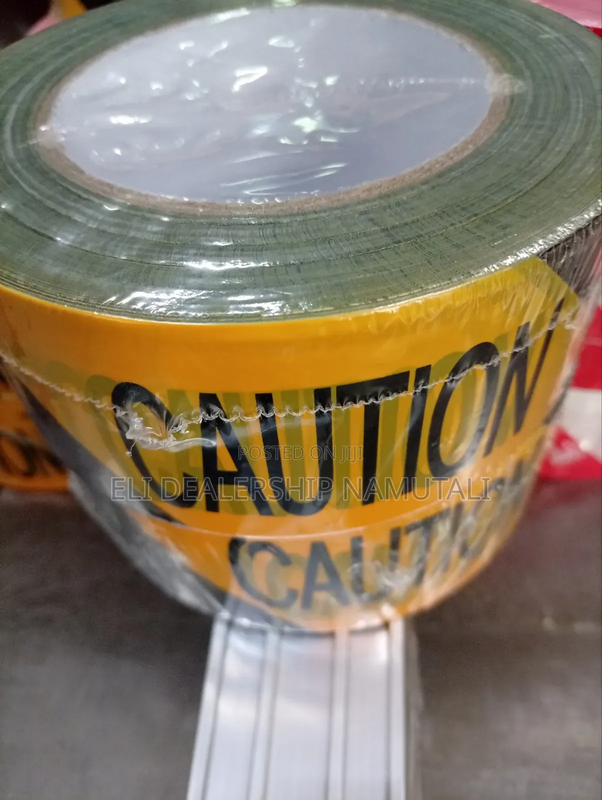 Bright Yellow Restriction Tape – Caution Safety Barrier Roll