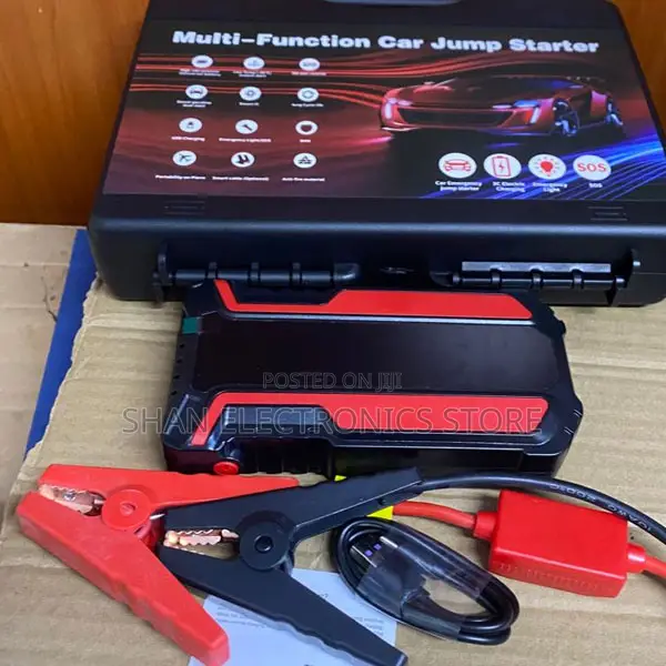 Powerful 12v Car J Portable Car Jump Starter Kit With Tyre Inflator